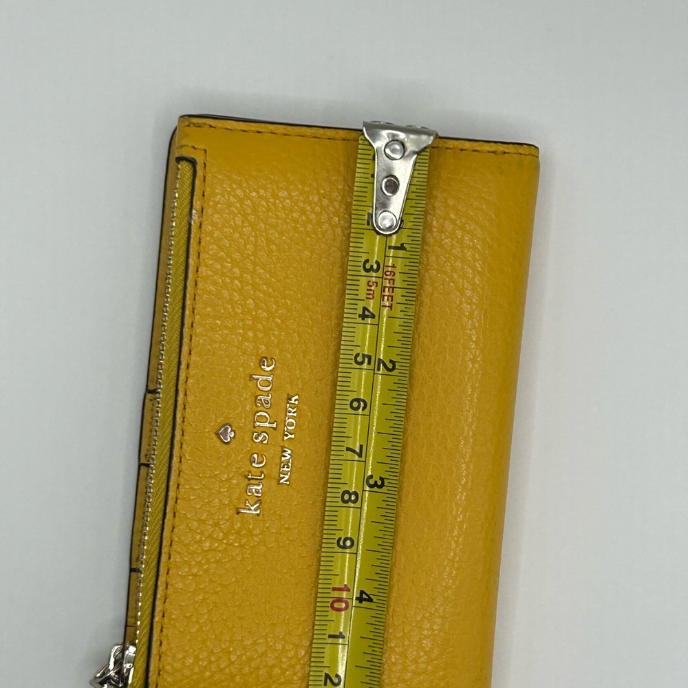 Kate Spade Mustard Yellow Leather Wallet - Picture 9 of 10
